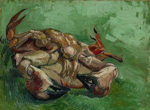 Eine Krabbe, die auf dem Rücken liegt, 1889 von Vincent van Gogh