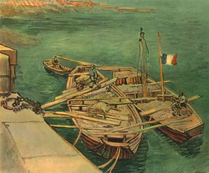 Boote auf der Rhône, August 1888, 1947 von Vincent van Gogh