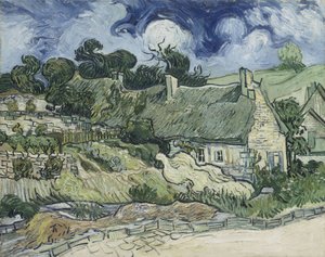 Strohhütten von Cordeville in Auvers-sur-Oise von Vincent van Gogh
