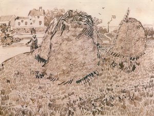 Die Strohhaufen von Vincent van Gogh