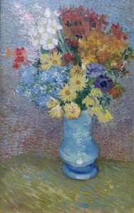 Blumen in einer blauen Vase, ca. 1887 von Vincent van Gogh
