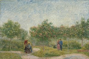 Garten mit Paaren: Square Saint-Pierre von Vincent van Gogh