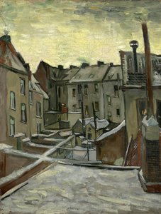 Häuser von hinten gesehen, Antwerpen von Vincent van Gogh