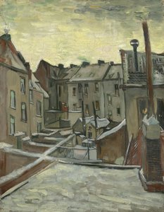 Häuser von hinten gesehen von Vincent van Gogh