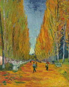 Die Allee der Alyscamps von Vincent van Gogh