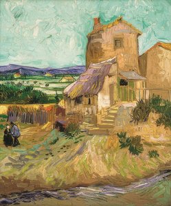 La maison de La Crau (Die alte Mühle) von Vincent van Gogh