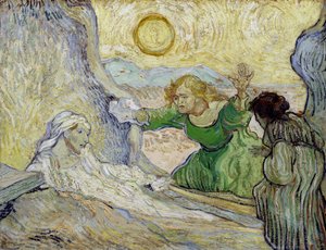 Die Auferweckung des Lazarus (nach Rembrandt) von Vincent van Gogh