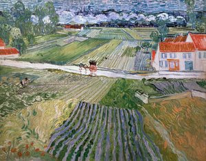 Landschaft in Auvers nach dem Regen