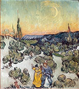 Landschaft in der Dämmerung von Vincent van Gogh