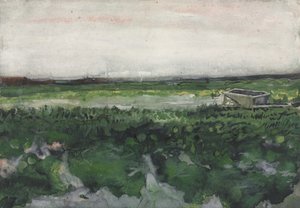Landschaft mit Schubkarre, 1883