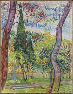 Park des Saint-Paul-Krankenhauses, 1889