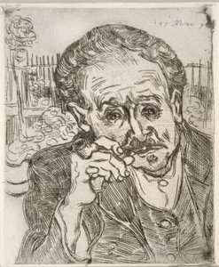 Porträt von Dr. Gachet (Auvers-sur-Oise) von Vincent van Gogh