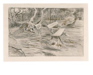 Die Bank, 1882 von Vincent van Gogh