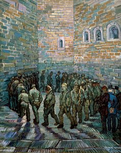 Der Gefängnishof, 1890 von Vincent van Gogh