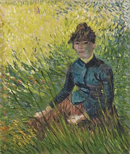 Frau in einem Weizenfeld, 1887