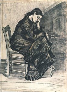 Trauernde Frau F935 Vincent van Gogh