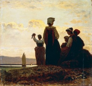 Rückkehr des Fischerbootes (Paranza) von Vincenzo Cabianca