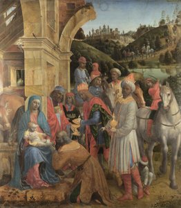 Die Anbetung der Könige, ca. 1500 von Vincenzo Foppa