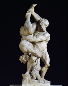 Herkules und Diomedes - Die Ringer von Vincenzo di Raffaello de Rossi