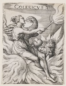 Cholerisches Temperament von Virgilius the elder Solis
