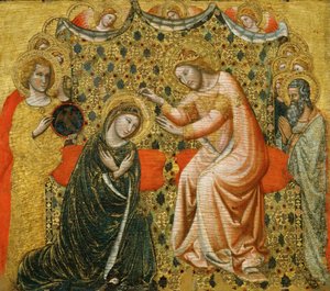 Die Krönung der Jungfrau, 1340-1344