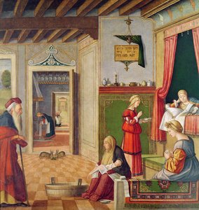 Die Geburt der Jungfrau von Vittore Carpaccio