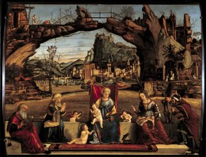 Das Heilige Gespräch von Vittore Carpaccio
