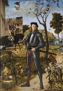 Junger Ritter in einer Landschaft (auch bekannt als Porträt eines Ritters)