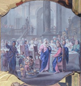 Die Hochzeit zu Kana von Vittorio Maria Bigari