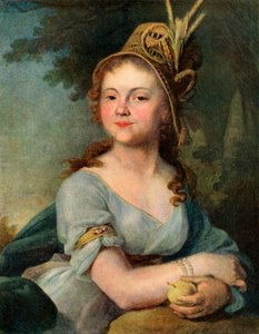 Porträt von V. I. Arsenyeva, Mitte der 1790er Jahre, 1939 von Vladimir Borovikovsky