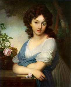 Porträt von Yelena Alexandrovna Naryshkina, 1799, 1965