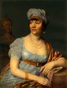 Porträt einer unbekannten Frau mit Kopfschmuck, 1812, 1965