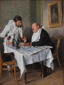 In einem Restaurant, 1887