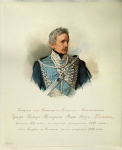 Porträt von General Graf Peter Petrovich von der Pahlen (1777-1864)