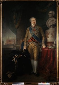 Porträt des Fürsten Alexander Kurakin von Vladimir Lukich Borovikovsky