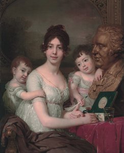 Porträt der Gräfin Liubov Ilyinichna Kusheleva, geb. Bezborodko 1783-1809 mit Kindern, 1803