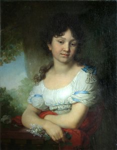 Porträt der Gräfin Maria Alexejewna Orlova-Denisova, 1801