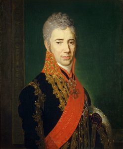 Porträt des Kronstallmeisters Sergey Ilyich Mukhanov 1762-1842