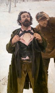 Studie für das Gemälde Blutiger Sonntag 22. Januar 1905, 1905