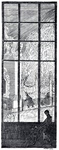 Illustration für Der Reigen der Jahreszeiten von K. Balmont, 1907 von Vladimir Petrovich Drittenpreis