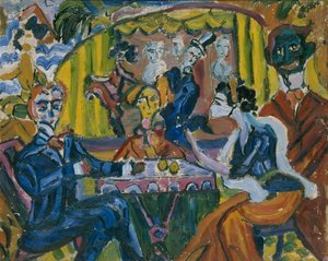 Das Streunende Hund Kabarett in Sankt Petersburg von Vladimir Vladimirovich Dmitriyev