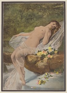 Frau mit Blumen