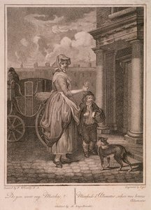 Wollen Sie Streichhölzer, Rufe von London, ca. 1794 von Vogel