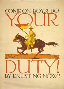 Kommt Jungs! Erfüllt eure Pflicht! Durch sofortige Anmeldung! 1917