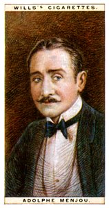Adolphe Menjou 1890-1963, amerikanischer Schauspieler, 1928