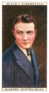 Richard Barthelmess 1895-1963, amerikanischer Filmstar, 1928 von WD and HO Wills