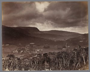 Ansicht von Nuwara Eliya vom Oliphant Estate, Ceylon