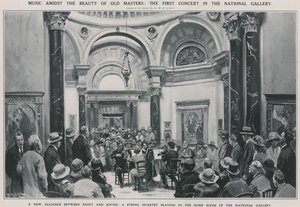 Das erste Konzert in der Nationalgalerie