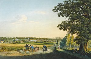 Ansicht von Althaldensleben, graviert von Carl August Richer (1770-1848)
