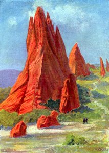 Der Garten der Götter in Colorado, ca. 1880